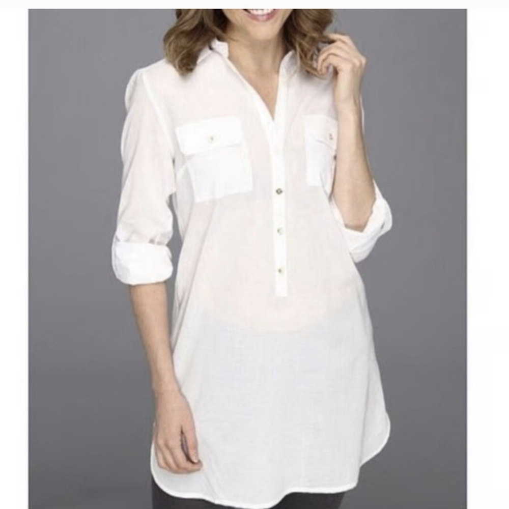 Lilly Pulitzer Resort White Captiva Tunic Top M